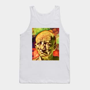 Cato the Elder Snow Portrait | Cato the Elder Artwork 15 Tank Top